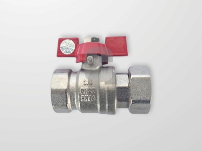 Кран сферичен с перка и гайка 3-4